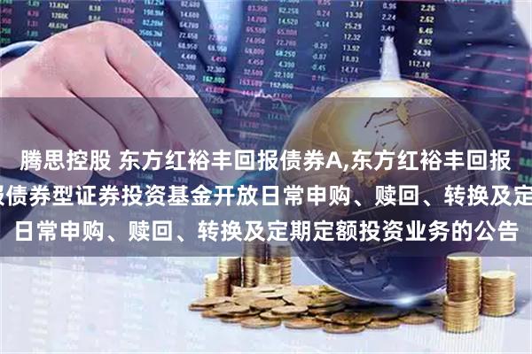 腾思控股 东方红裕丰回报债券A,东方红裕丰回报债券C: 东方红裕丰回报债券型证券投资基金开放日常申购、赎回、转换及定期定额投资业务的公告